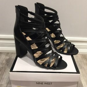 NINE WEST Aleeshao Heels, Size 9